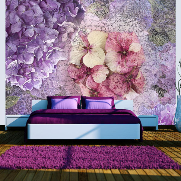 Red Barrel Studio® Floral Wall Mural Wayfair